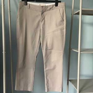 Banana Republic Martin Fit Women's Cropped Pants in Tan Size 10